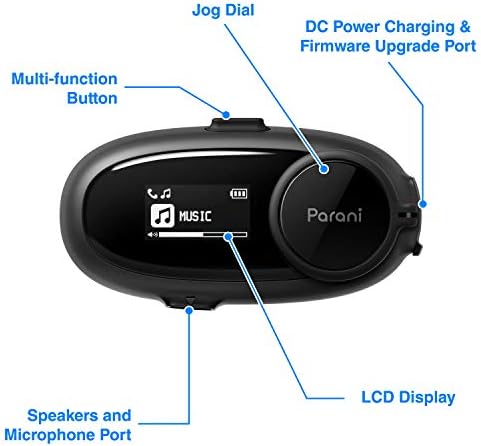  Sena Parani M10 Bluetooth Communication Device for Motorcyclisti -Compatibile con Microfono Armato-
| Sena Parani M10 B