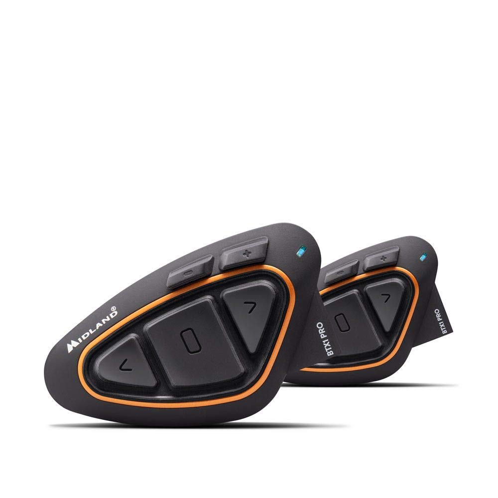  Midland BTX1 PRO Twin "Old Version" Intercom Per Ciclista con Cancellazione Acustica - compatibile Universale con Scato